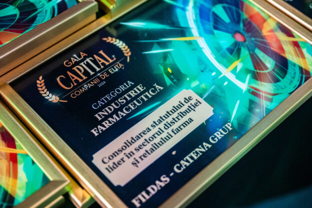 The Fildas-Catena Group, awarded at the Capital Gala Elite Companies 2024 for consolidating its leadership position in the pharmaceutical sector