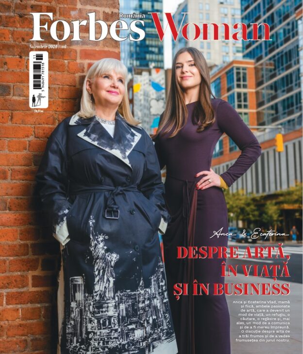 Anca Vlad and Ecaterina Vlad look gorgeous on the cover of the new issue of Forbes Woman Romania magazine: about art, in life and in business!